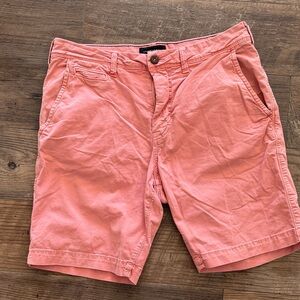 American Eagle Outfitters Coral Flat Front Shorts